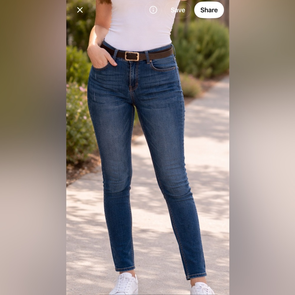 Joe's Jeans Dark Blue Skinny Women's Jeans